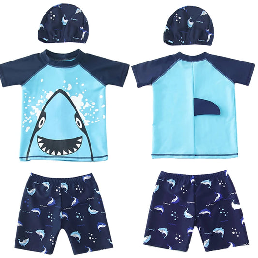 Ensemble maillot de bain requin enfant