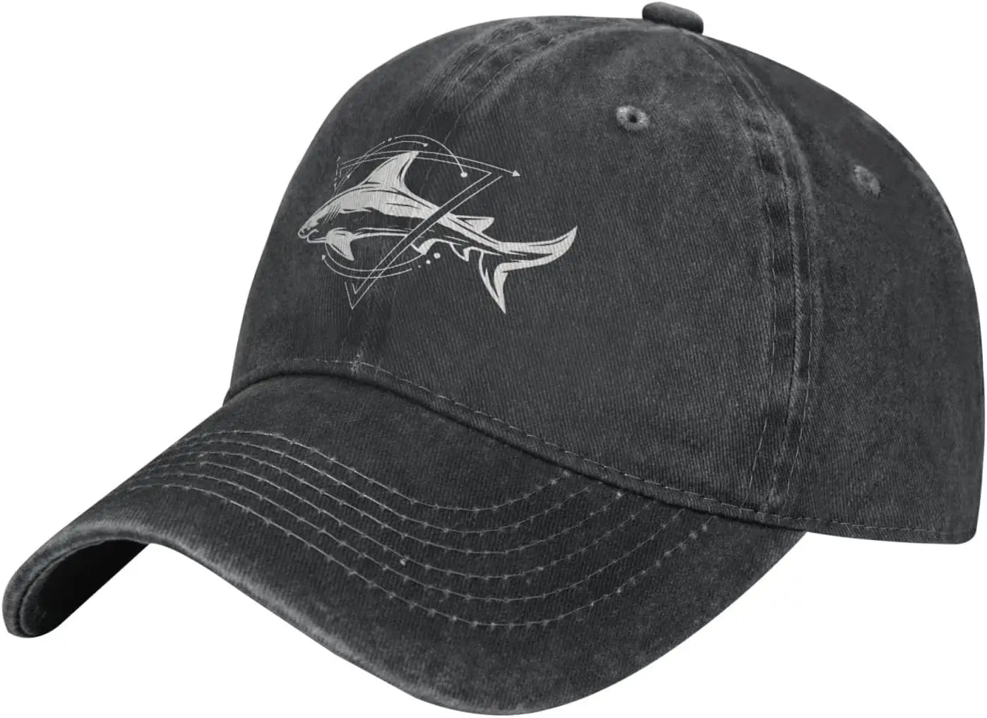 Casquette requin noir vintage