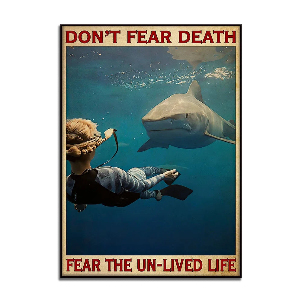 Tableau requin motivation