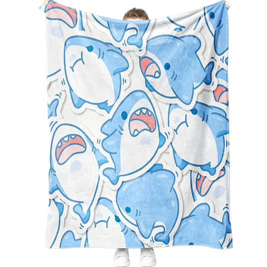 Plaid requin kawaii