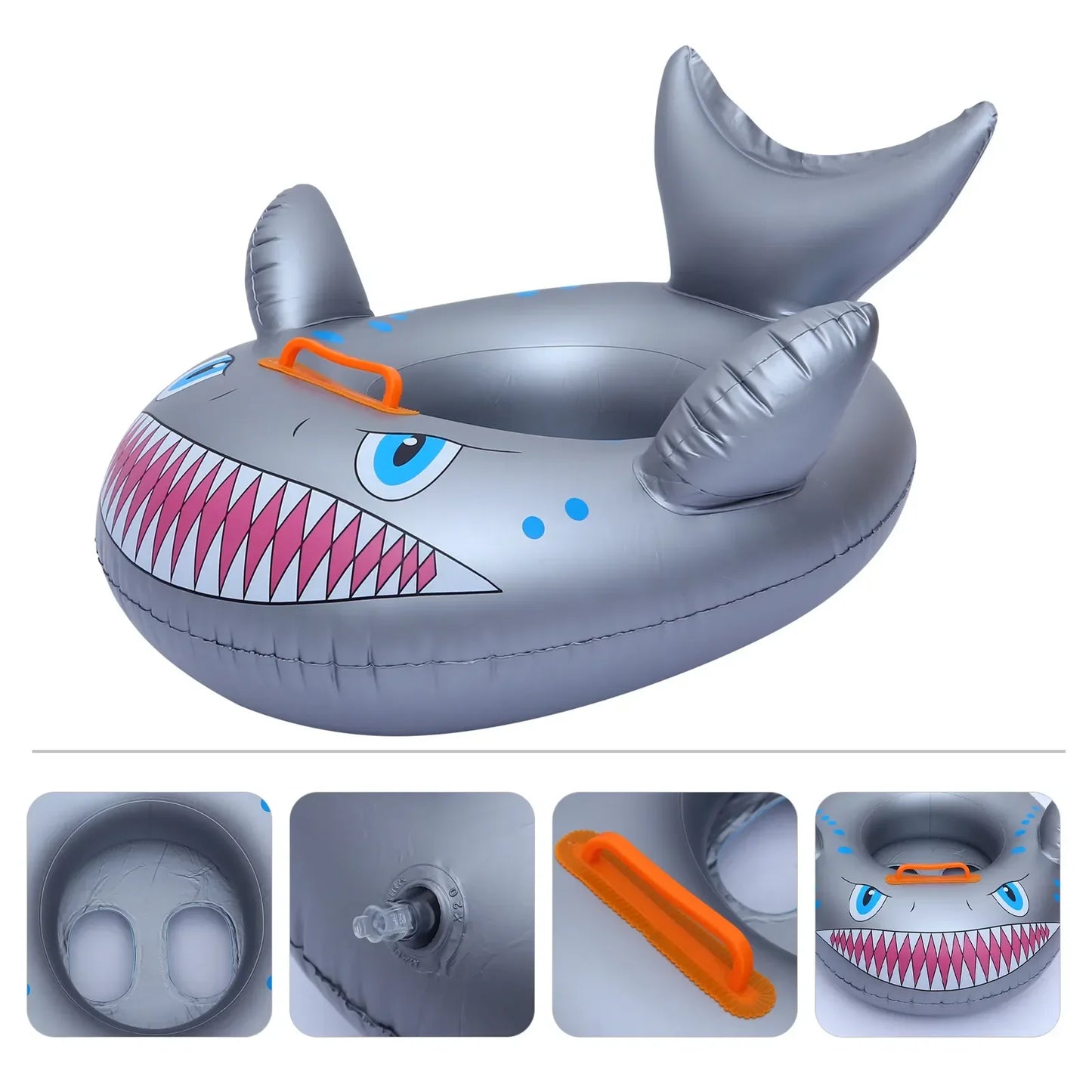 Bouée requin gonflable enfant