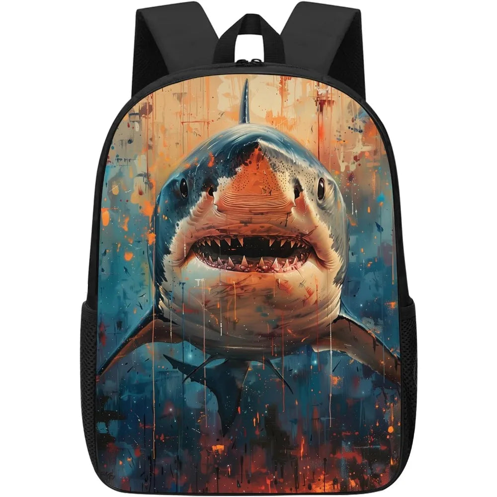 Sacs à dos requin 3d réaliste