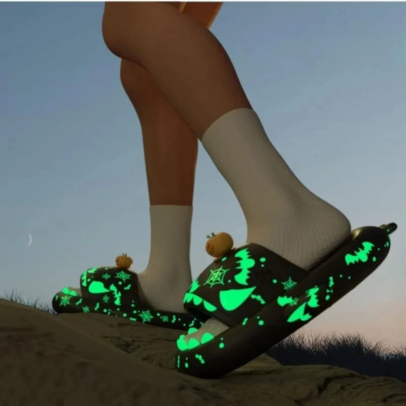 Claquettes requin lumineuses