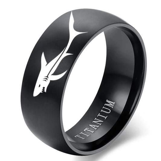 Bague fashion requin