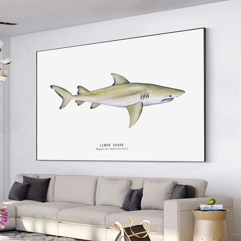 Tableau espèces de requins