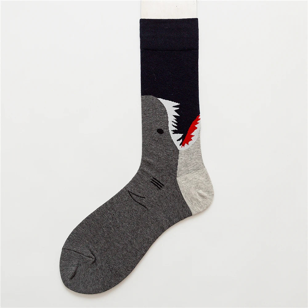 Chaussettes logo requin