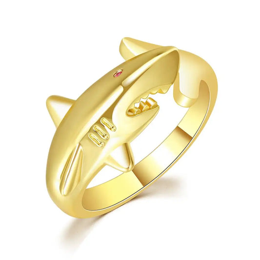 Bague requin femme