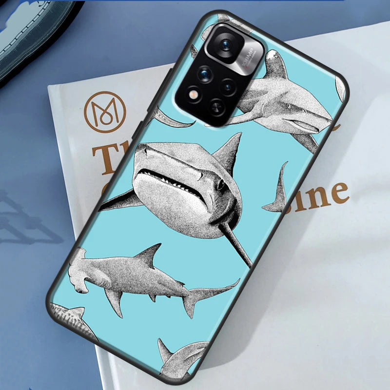 Coque grand requin blanc