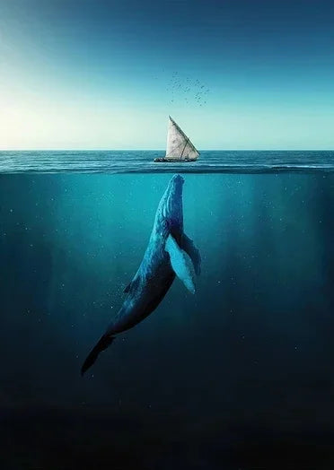 Tableau requin baleine