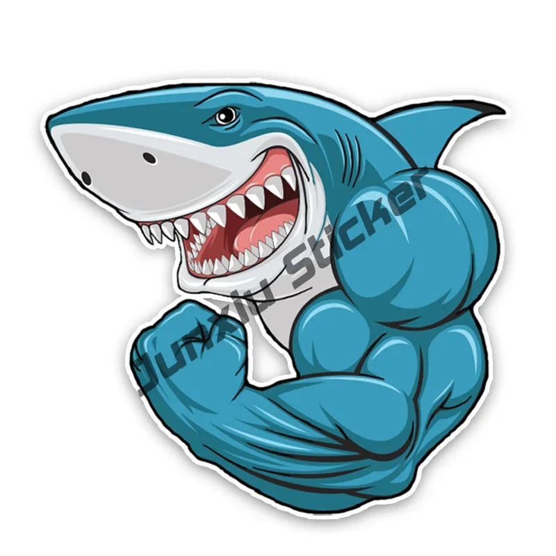 Stickers gaffiti requin