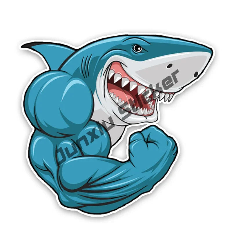 Stickers gaffiti requin