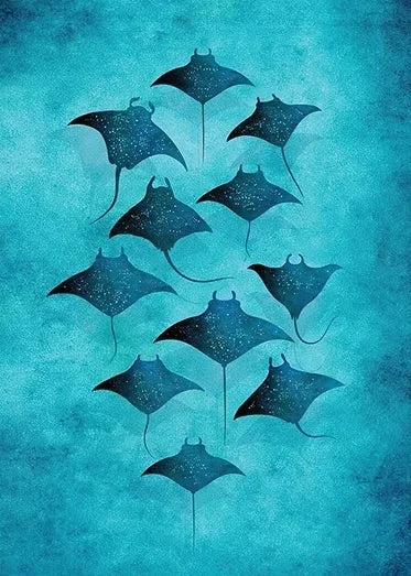 Tableau requin baleine