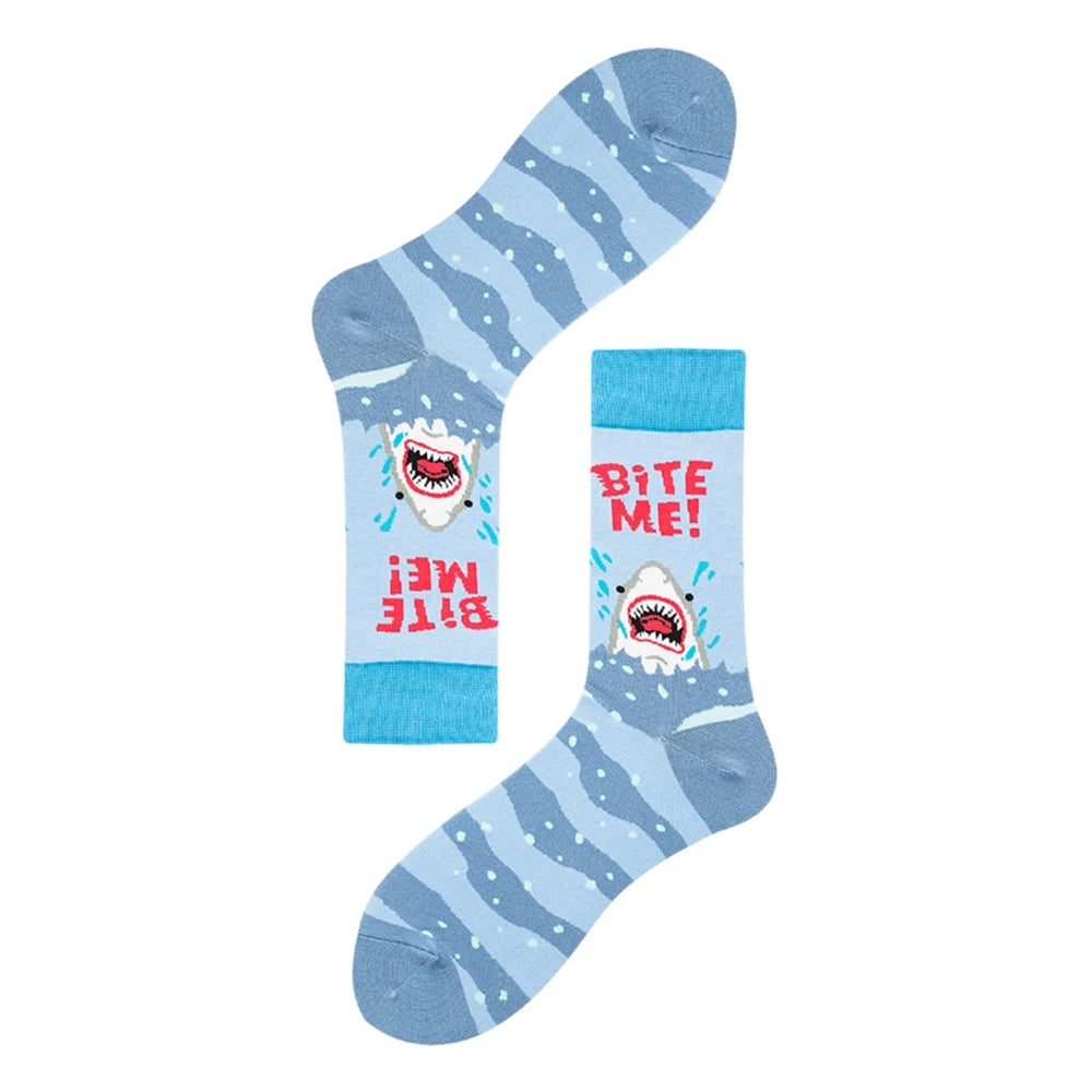 Chaussettes logo requin