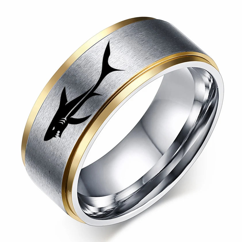 Bague fashion requin