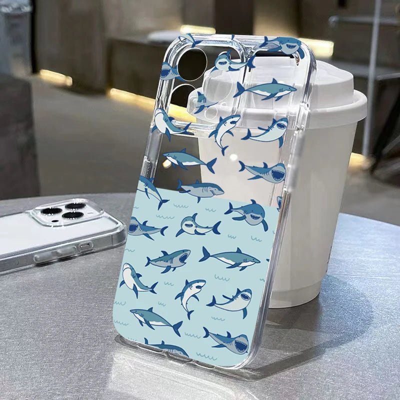 Coque iphone motifs requin
