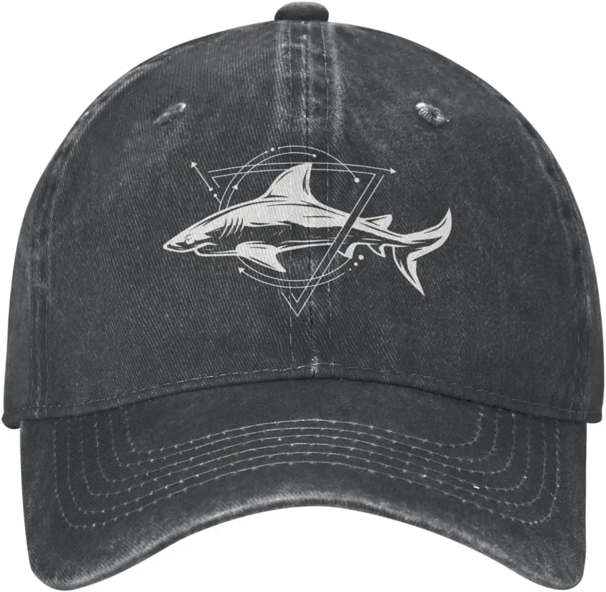 Casquette requin noir vintage