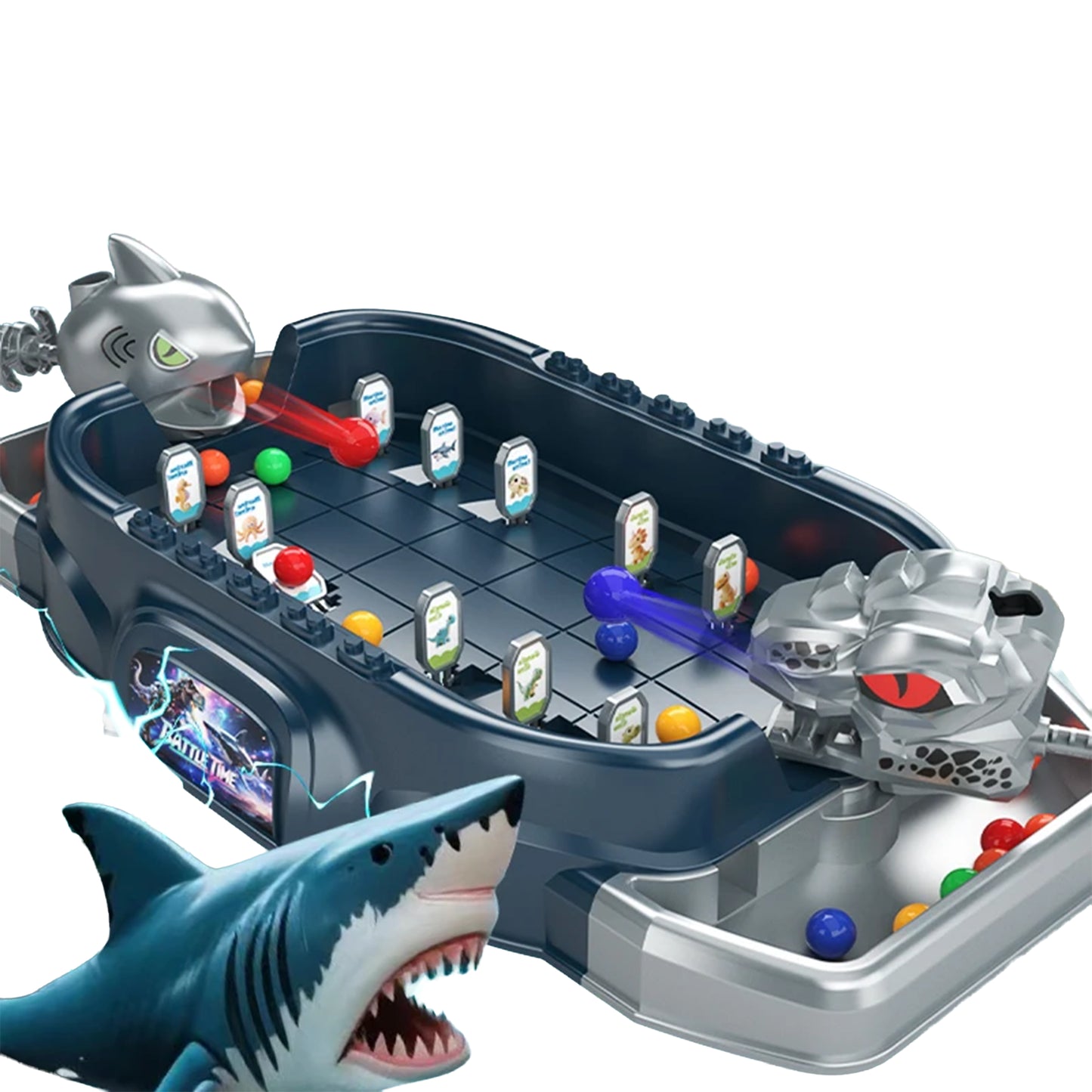 Jeu requins vs dinosaures