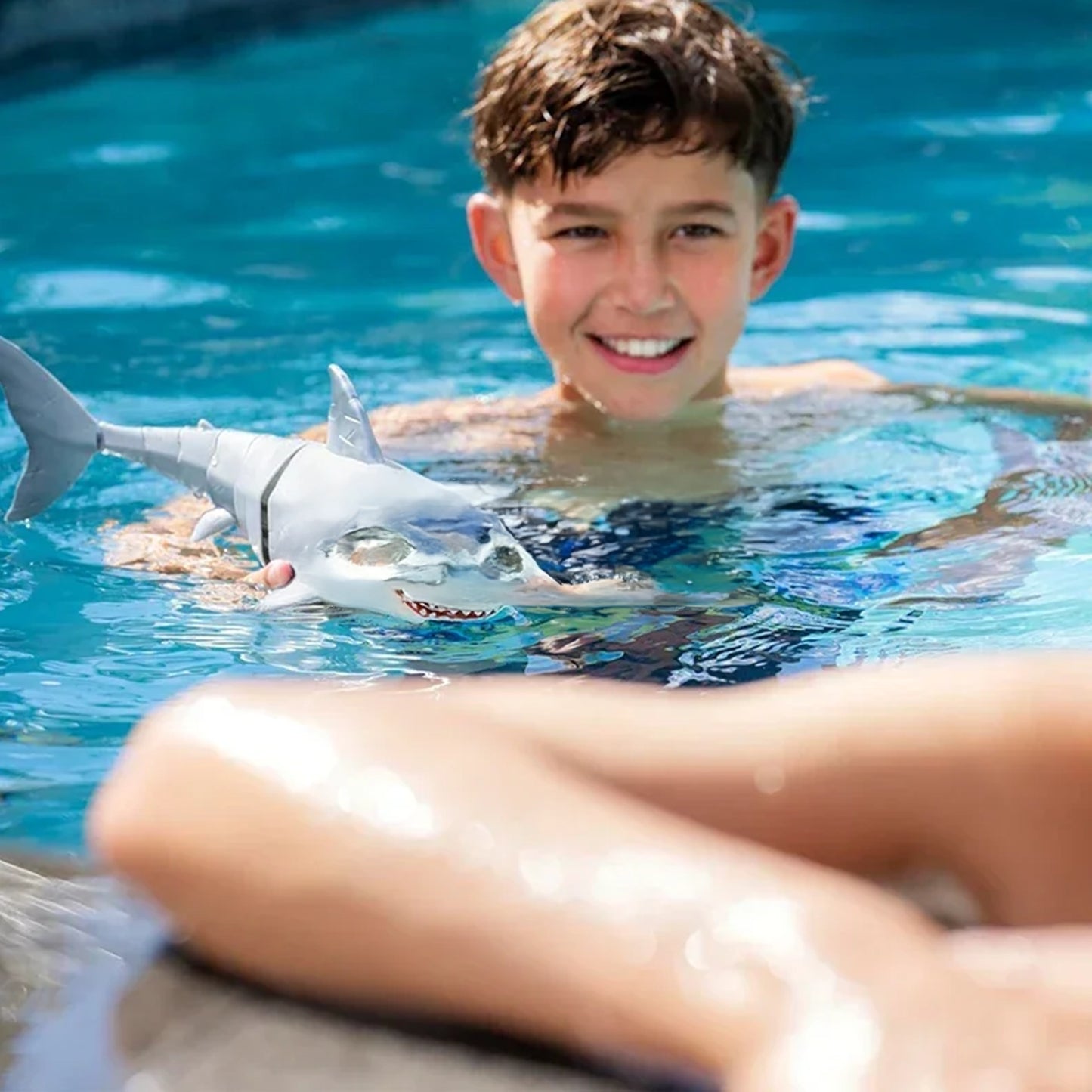 Grand requin blanc interactif