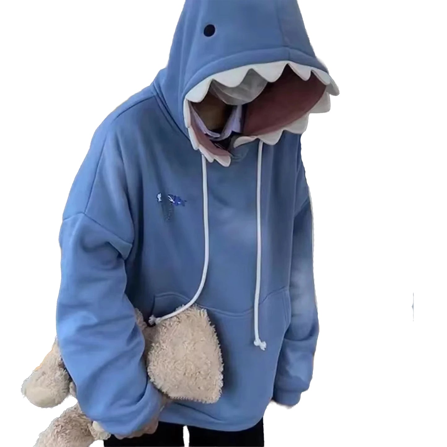 Sweat requin capuche