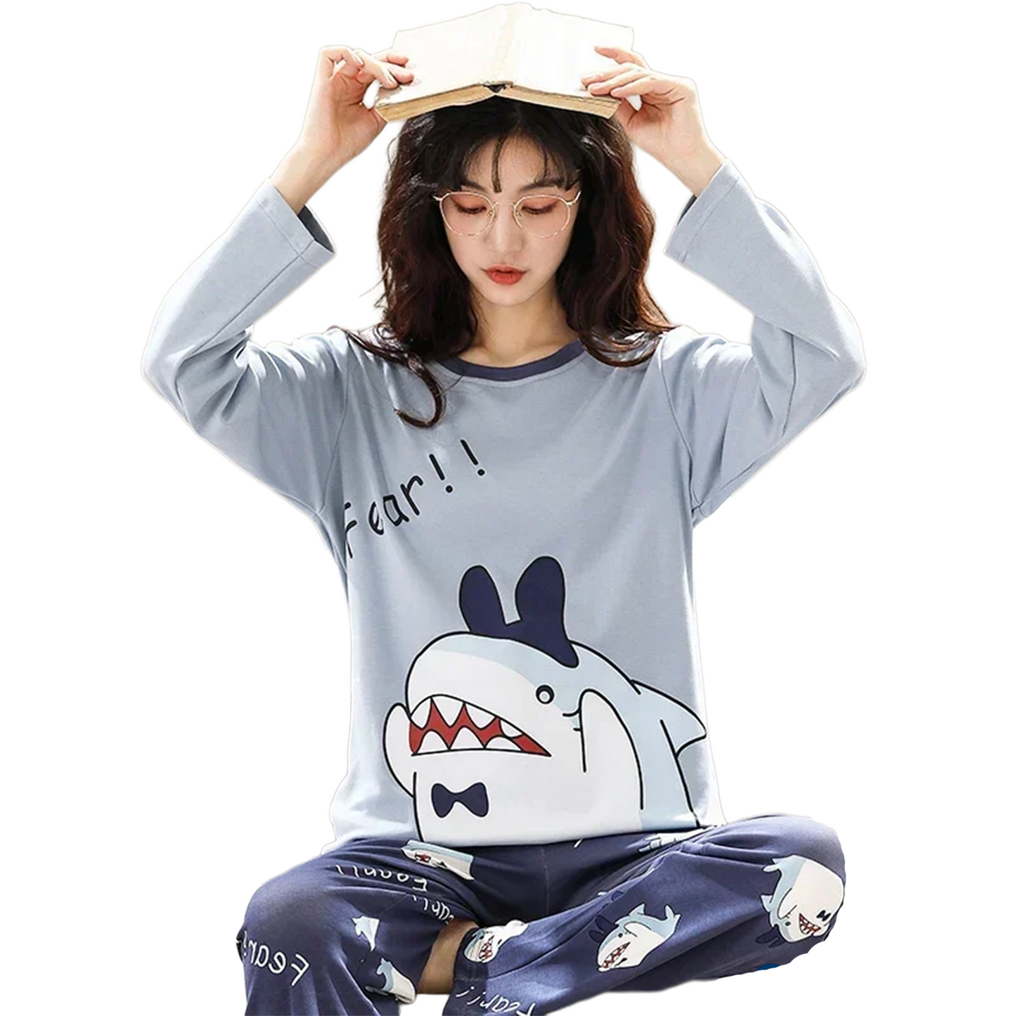 pyjama requin bleu
