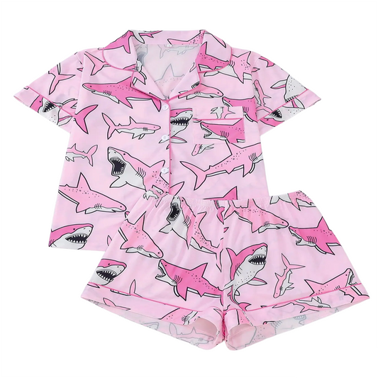pyjama requin rose