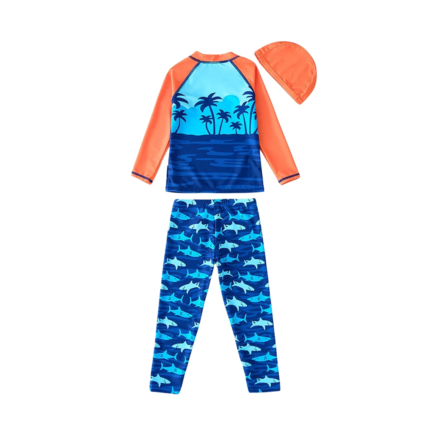 Rashguard requin cartoon