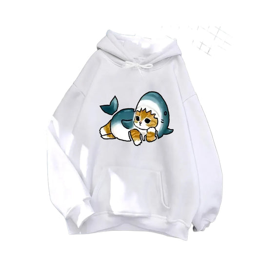 Sweat requin chat